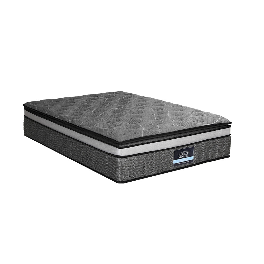 Queen Mattress: Giselle Bedding 34cm Mattress Double Layer Pocket Spring Queen
