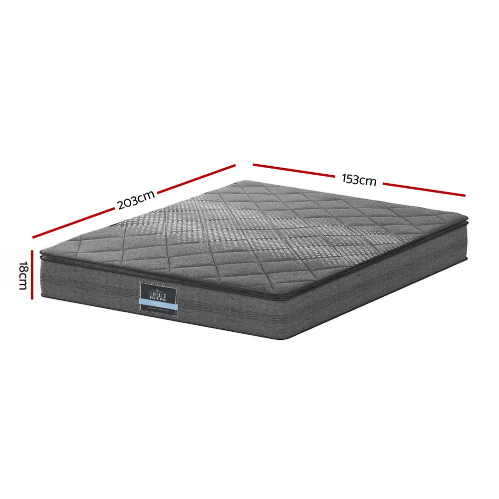 Queen Mattress: Giselle Bedding 18cm Mattress Pillow Top Queen