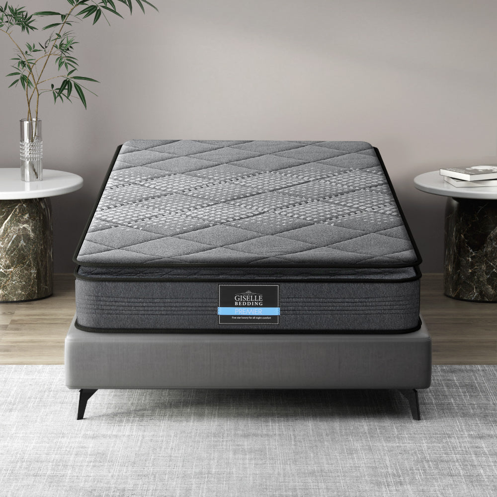 Single Mattress: Giselle Bedding 18cm Mattress Pillow Top Single