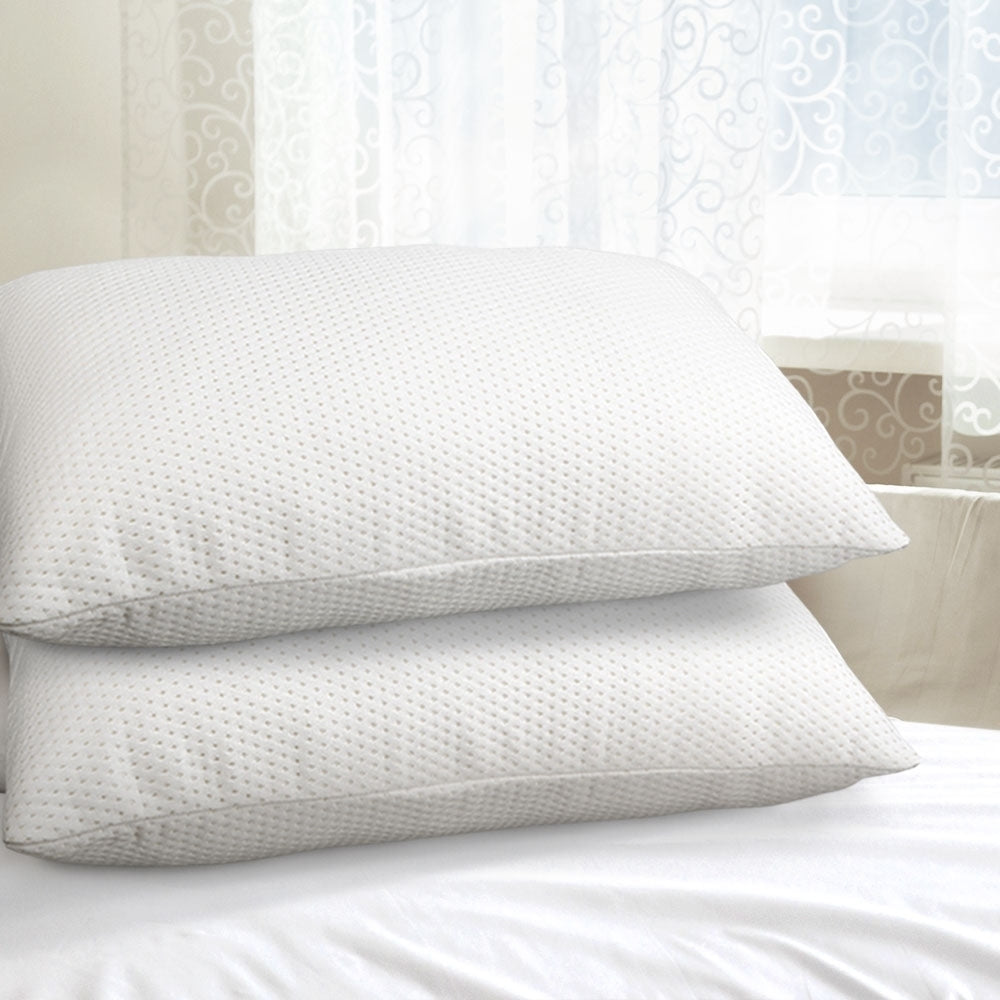 Pillows: Giselle Bedding Memory Foam Pillow 13cm Thick Twin Pack