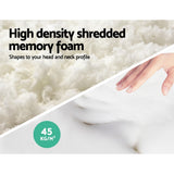 Pillows: Giselle Bedding Memory Foam Pillow 13cm Thick Twin Pack