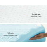 Mattress Toppers: Giselle Bedding Memory Foam Mattress Topper 11-Zone 8cm Queen