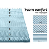 Mattress Toppers: Giselle Bedding Memory Foam Mattress Topper 7-Zone 5cm King