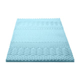 Giselle Bedding 5cm Memory Foam Mattress Topper 7-Zone King Single