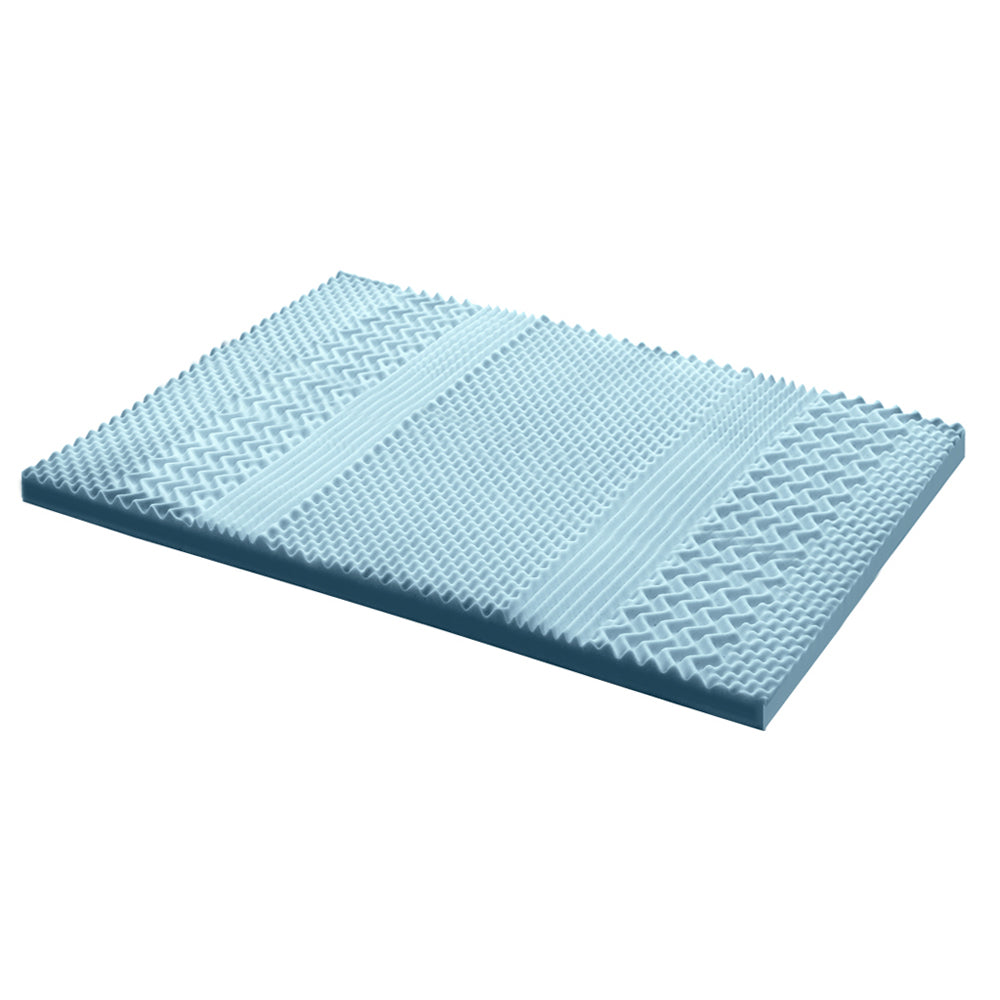 Mattress Toppers: Giselle Bedding Memory Foam Mattress Topper 7-Zone 8cm King