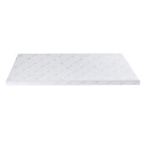 Giselle Bedding 8cm Memory Foam Mattress Topper 7-Zone Graphite King