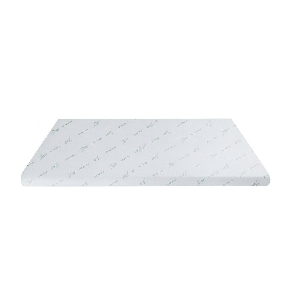 Mattress Toppers: Giselle Bedding 8cm Memory Foam Mattress Topper 7-Zone Graphite Single