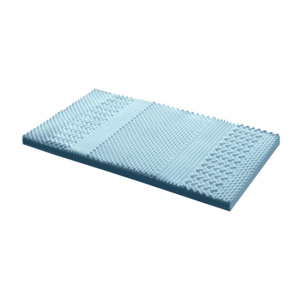 Mattress Toppers: Giselle Memory Foam Mattress Topper 7-Zone 8cm King Single