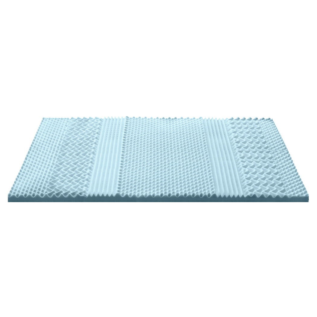 Mattress Toppers: Giselle Memory Foam Mattress Topper 7-Zone 8cm King Single