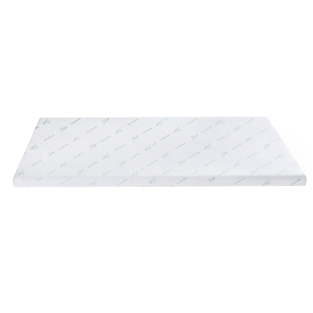 Mattress Toppers: Giselle 8cm Memory Foam Mattress Topper Lavender Infused Bamboo Cover 7-Zone Queen