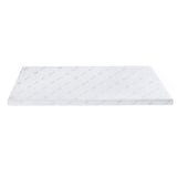 Mattress Toppers: Giselle 8cm Memory Foam Mattress Topper Lavender Infused Bamboo Cover 7-Zone Single