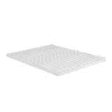 Mattress Toppers: Giselle Bedding Memory Foam Mattress Topper 7-Zone Airflow Pad 8cm King White