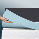 Mattress Toppers: Giselle Bedding Memory Foam Mattress Topper Cool Gel 10cm Queen