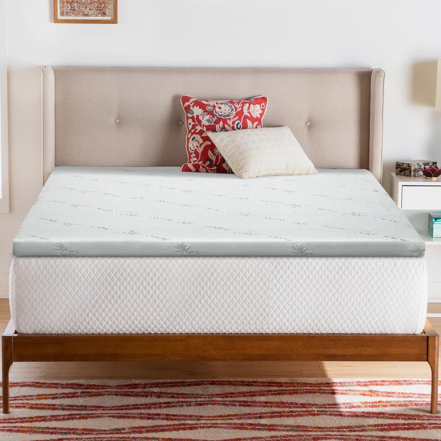 Mattress Toppers: Giselle Bedding Memory Foam Mattress Topper Cool Gel 5cm Queen