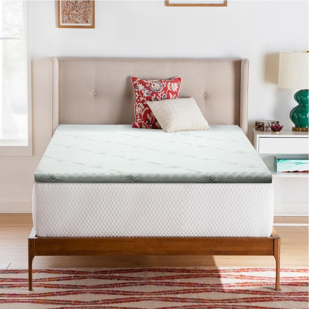 Mattress Toppers: Giselle Bedding Memory Foam Mattress Topper Cool Gel 5cm Single