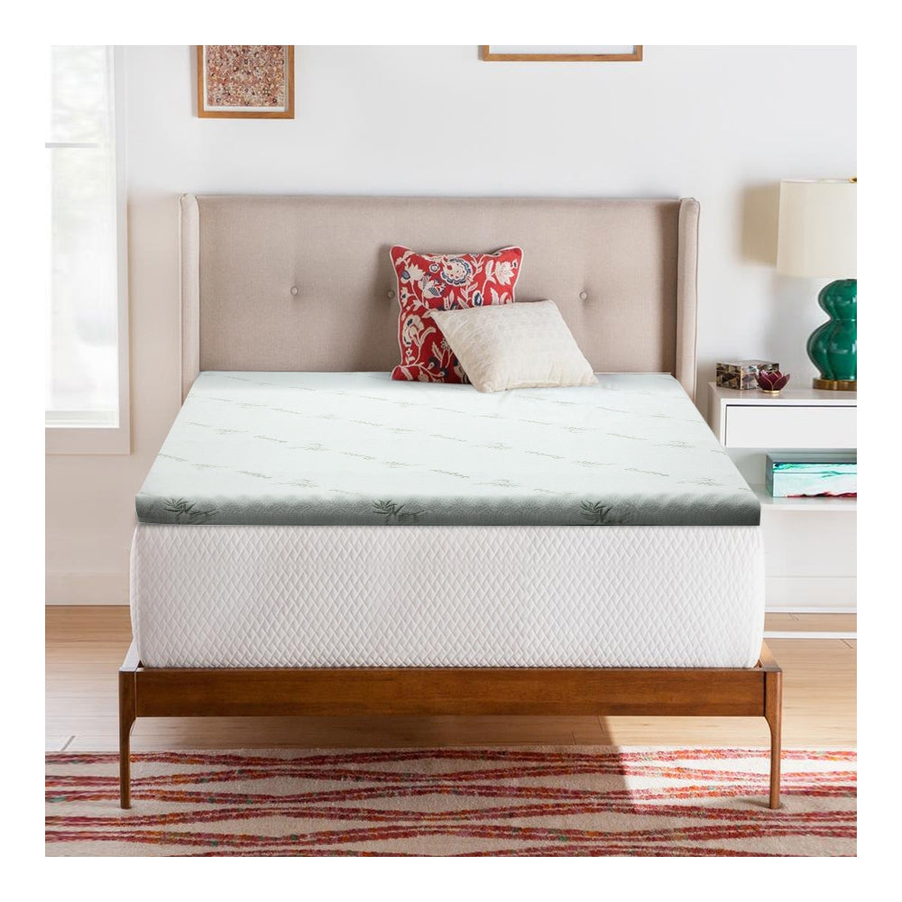 Mattress Toppers: Giselle Bedding Memory Foam Mattress Topper Cool Gel 8cm Single