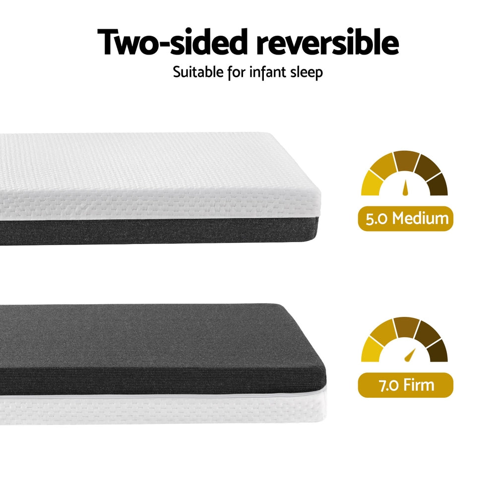Kid's Beds & Bed Frames: 13cm Giselle Baby Cot Mattress Gel Foam