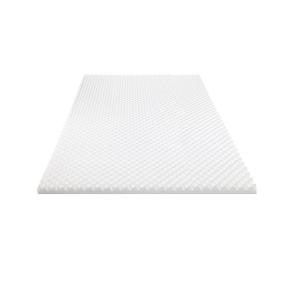 Mattress Toppers: Giselle Bedding Memory Foam Mattress Topper Egg Crate 5cm Queen