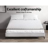 Mattress Toppers: Giselle Bedding Memory Foam Mattress Topper Egg Crate 5cm Queen