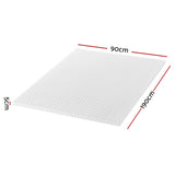 Mattress Toppers: Giselle Bedding Memory Foam Mattress Topper Egg Crate 5cm Single