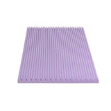 Mattress Toppers: Giselle 5cm Memory Foam Mattress Topper Lavender Infused Egg Crate King Single
