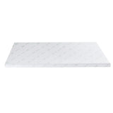 Giselle 8cm Memory Foam Mattress Topper Gel Egg Crate Foam Bamboo Double