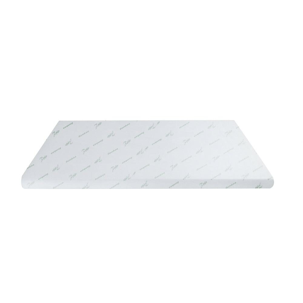 Mattress Toppers: Giselle 8cm Memory Foam Mattress Topper Gel Egg Crate Foam Bamboo Single