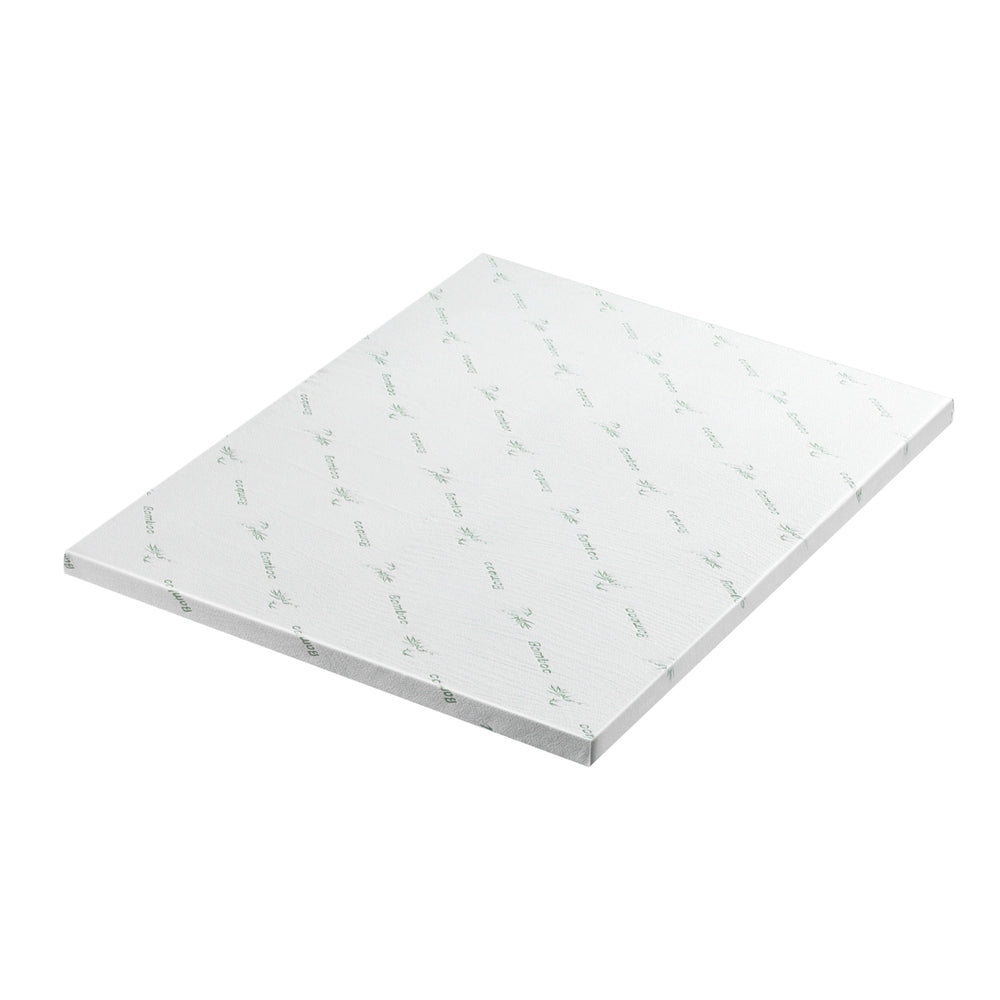Mattress Toppers: Giselle Bedding Memory Foam Mattress Topper Ventilated Cool Gel 5cm King