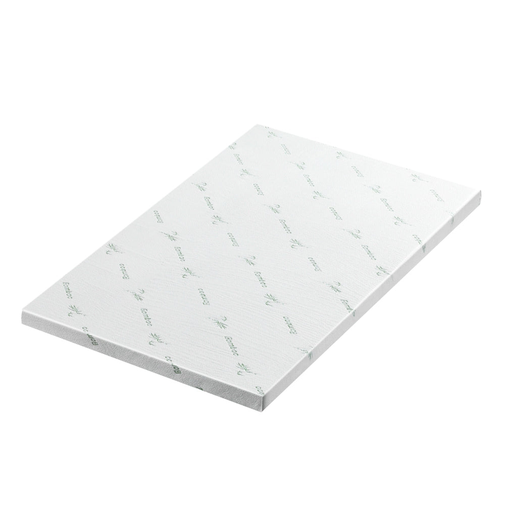 Mattress Toppers: Giselle Bedding Memory Foam Mattress Topper Ventilated Cool Gel 5cm Single
