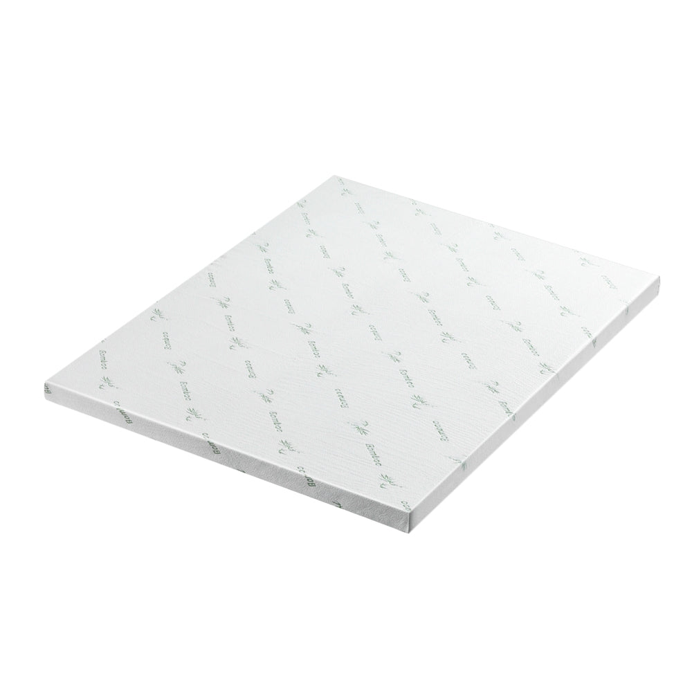 Mattress Toppers: Giselle Bedding Memory Foam Mattress Topper Ventilated Cool Gel 8cm Double