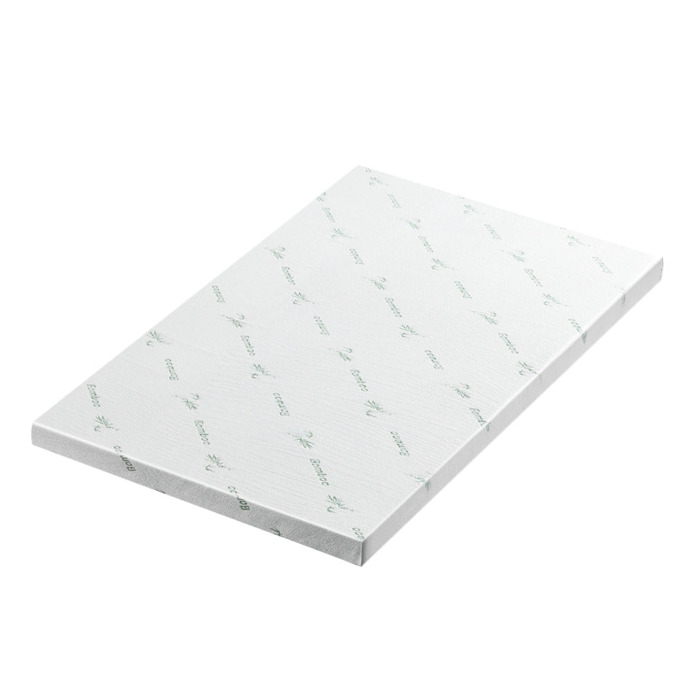 Mattress Toppers: Giselle Bedding Memory Foam Mattress Topper Ventilated Cool Gel 8cm Single