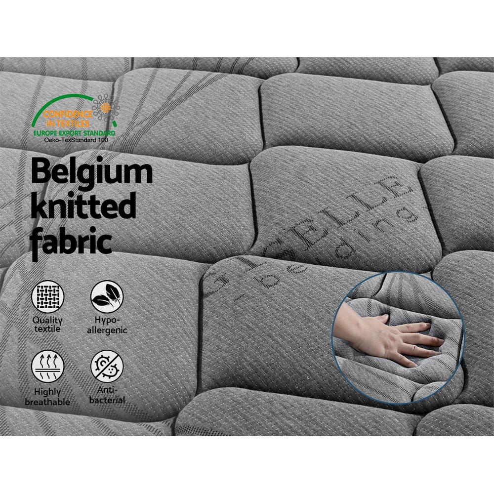 King Single Mattress: Giselle Bedding 22cm Mattress Medium Firm King Single