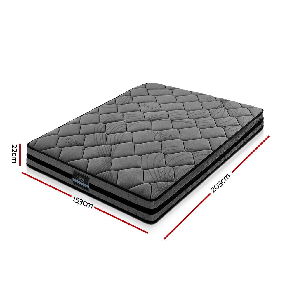 Queen Mattress: Giselle Bedding 22cm Mattress Medium Firm Queen