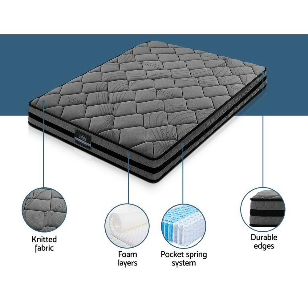 Queen Mattress: Giselle Bedding 22cm Mattress Medium Firm Queen
