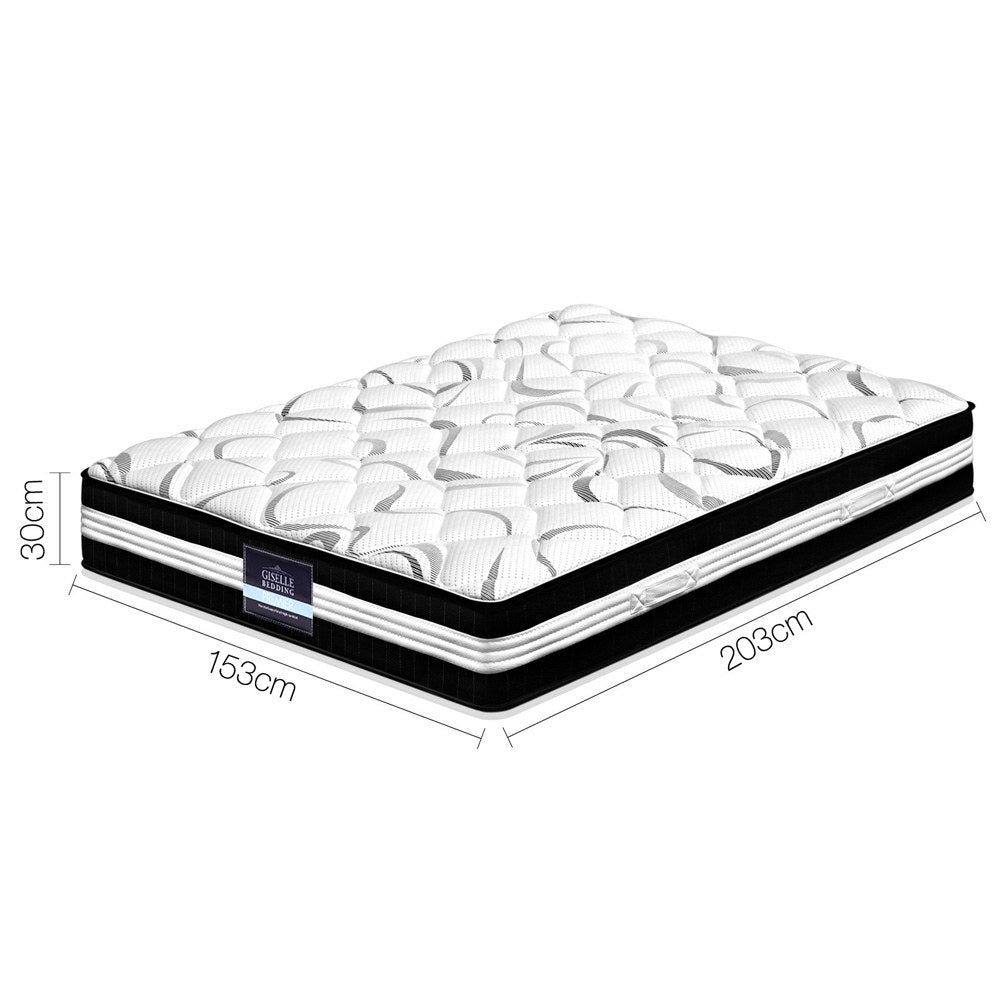 Queen Mattress: Giselle Bedding 30cm Mattress Medium Firm Queen