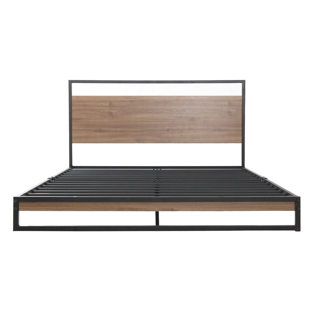 Beds & Bed Frames: Artiss Bed Frame Queen Size Metal Bed Frame DANE