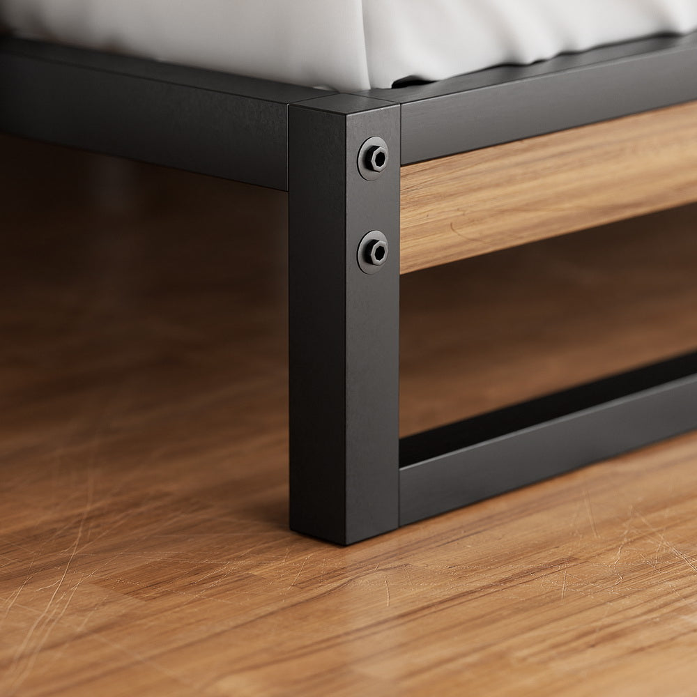 Beds & Bed Frames: Artiss Bed Frame Queen Size Metal Bed Frame DANE