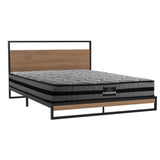 Beds & Bed Frames: Artiss Bed Frame Queen Size Metal Frame DANE with Mattress