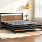 Beds & Bed Frames: Artiss Bed Frame Queen Size Metal Frame DANE with Mattress