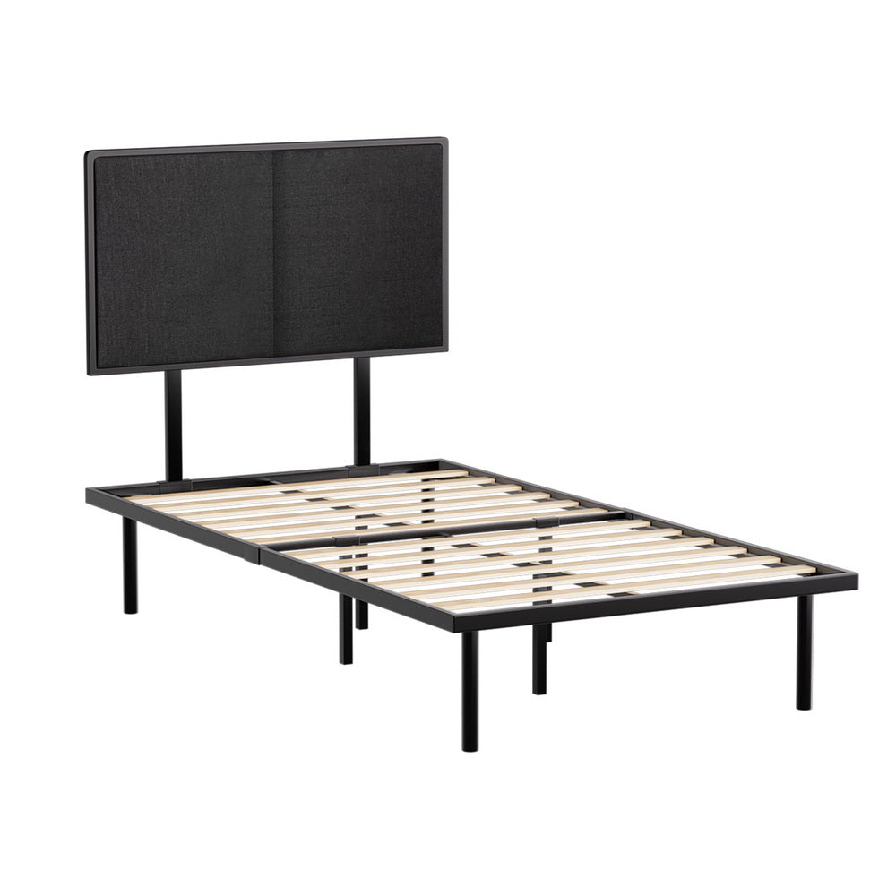 Beds & Bed Frames: Artiss Bed Frame King Single Size Metal Frame NOE