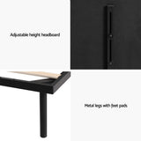 Beds & Bed Frames: Artiss Bed Frame King Single Size Metal Frame NOE