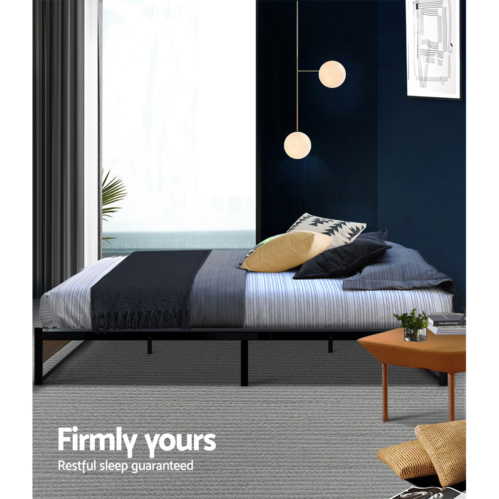 Beds & Bed Frames: Artiss Bed Frame Metal Bed Frame Bed Base OSLO - Queen