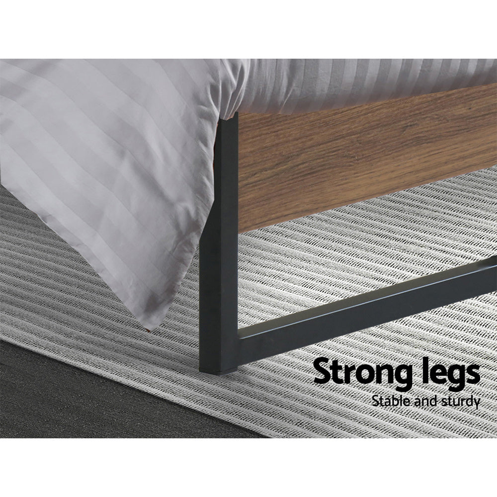 Beds & Bed Frames: Artiss Bed Frame Metal Bed Frame Bed Base OSLO - Single
