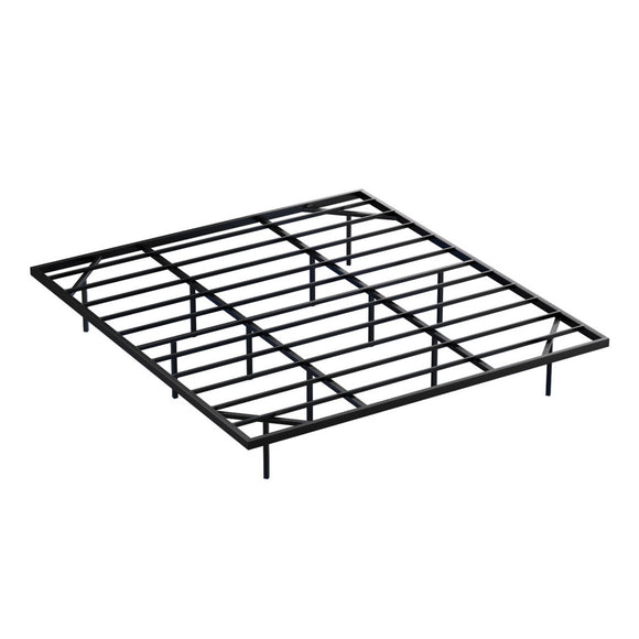 Artiss King Bed Frame,Floating Metal Bed Frame with Smart LED Lights - Sturdy Metal Platform Bed Base, Silent Design, Tool-Free Assembly, 300KG Capacity for Home/Hotel/Master Bedroom