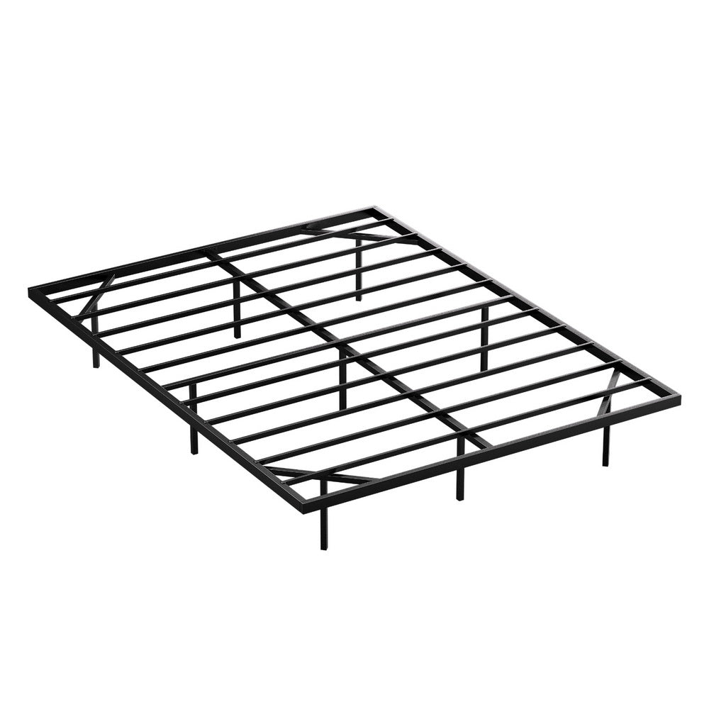 Beds & Bed Frames: Artiss Queen Bed Frame,Floating Metal Bed Frame with Smart LED Lights - Sturdy Metal Platform Bed Base, Silent Design, Tool-Free Assembly, 300KG Capacity for Home/Hotel/Master Bedroom?