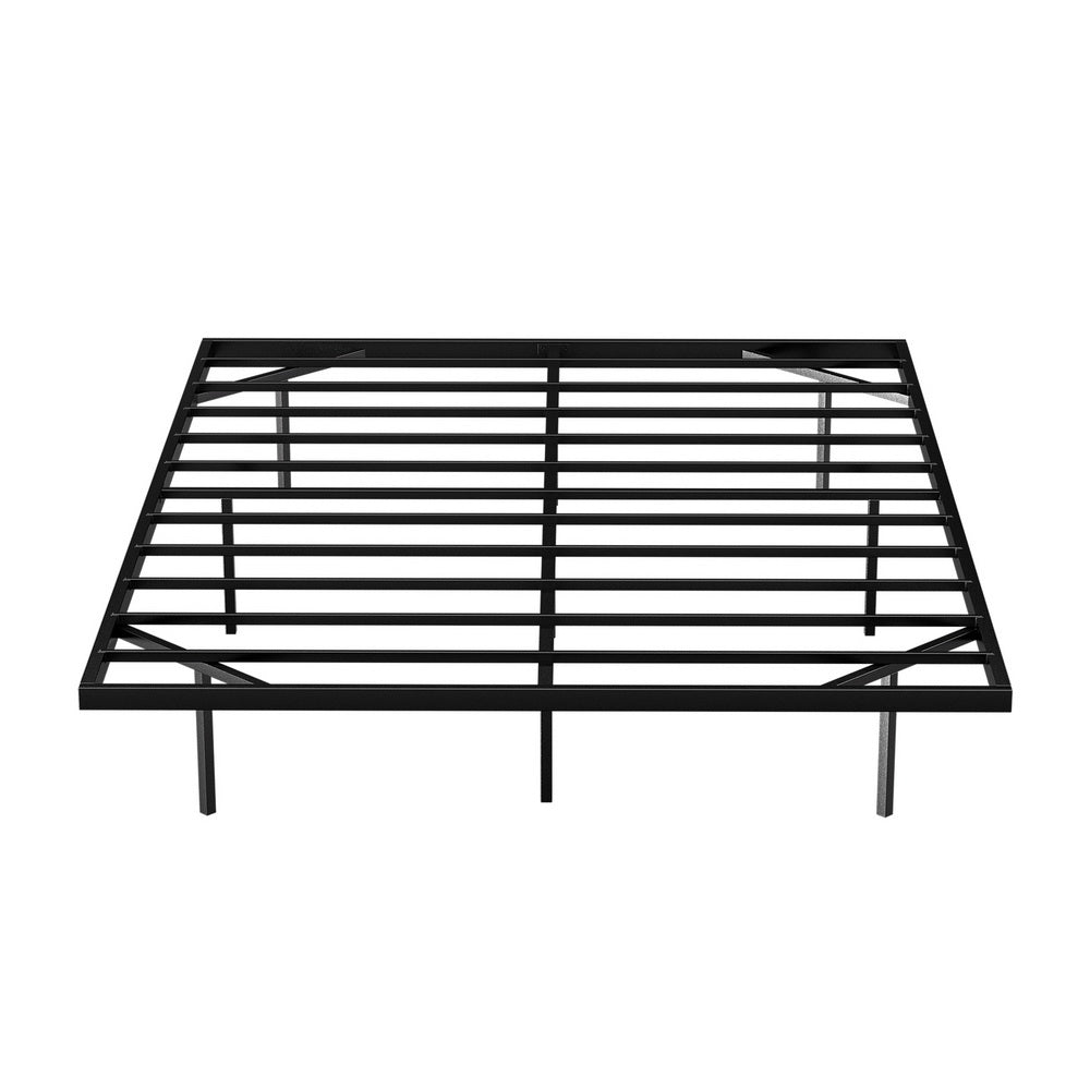 Beds & Bed Frames: Artiss Queen Bed Frame,Floating Metal Bed Frame with Smart LED Lights - Sturdy Metal Platform Bed Base, Silent Design, Tool-Free Assembly, 300KG Capacity for Home/Hotel/Master Bedroom?