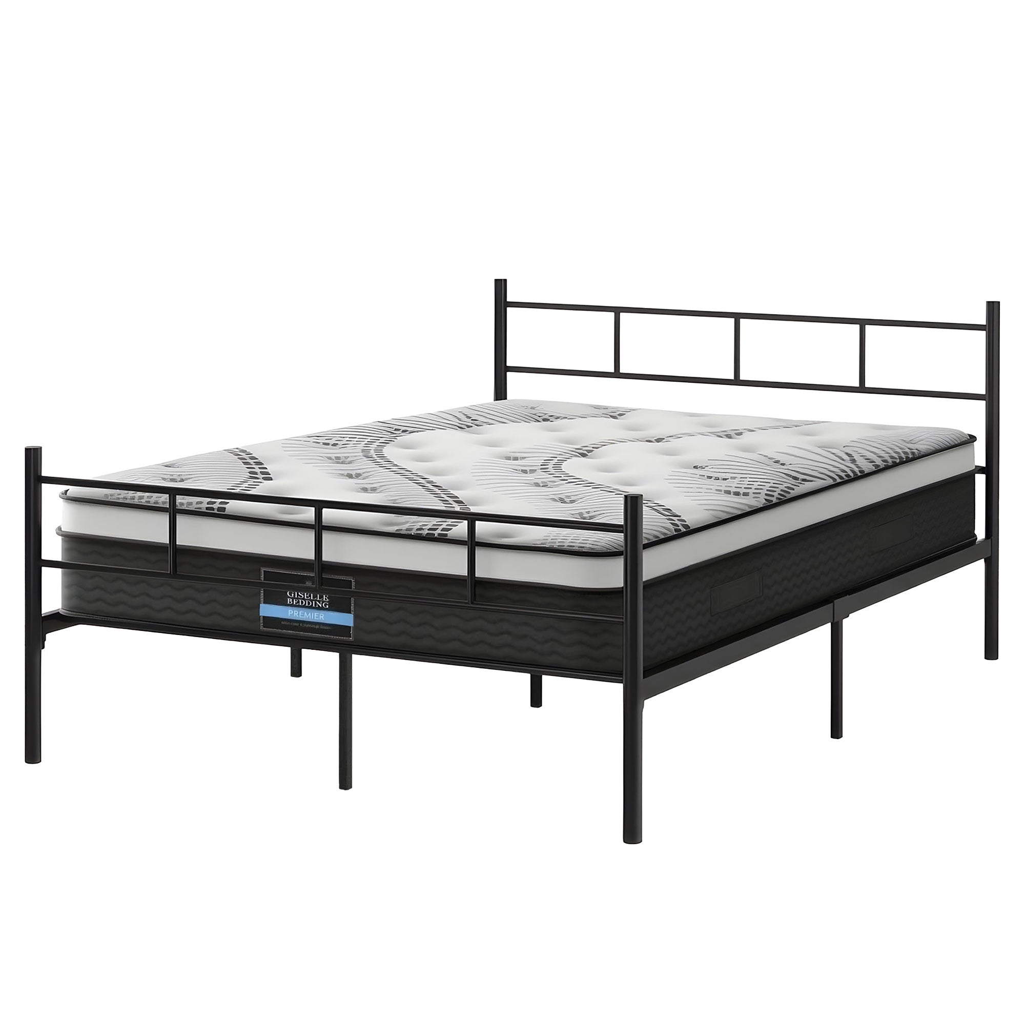 Artiss Bed Frame Double Metal Bed Frames SOL with Mattress
