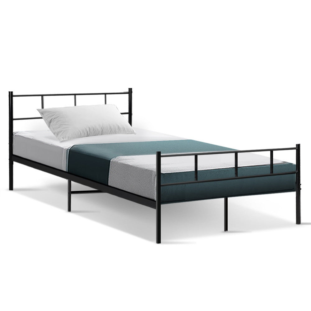 Beds & Bed Frames: Artiss Bed Frame King Single Metal Bed Frame SOL