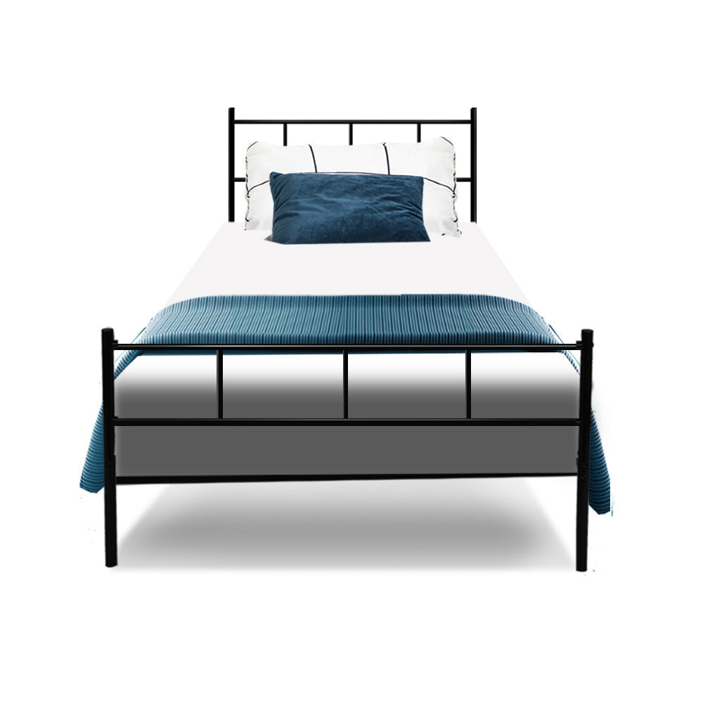 Beds & Bed Frames: Artiss Bed Frame Single Metal Bed Frame SOL