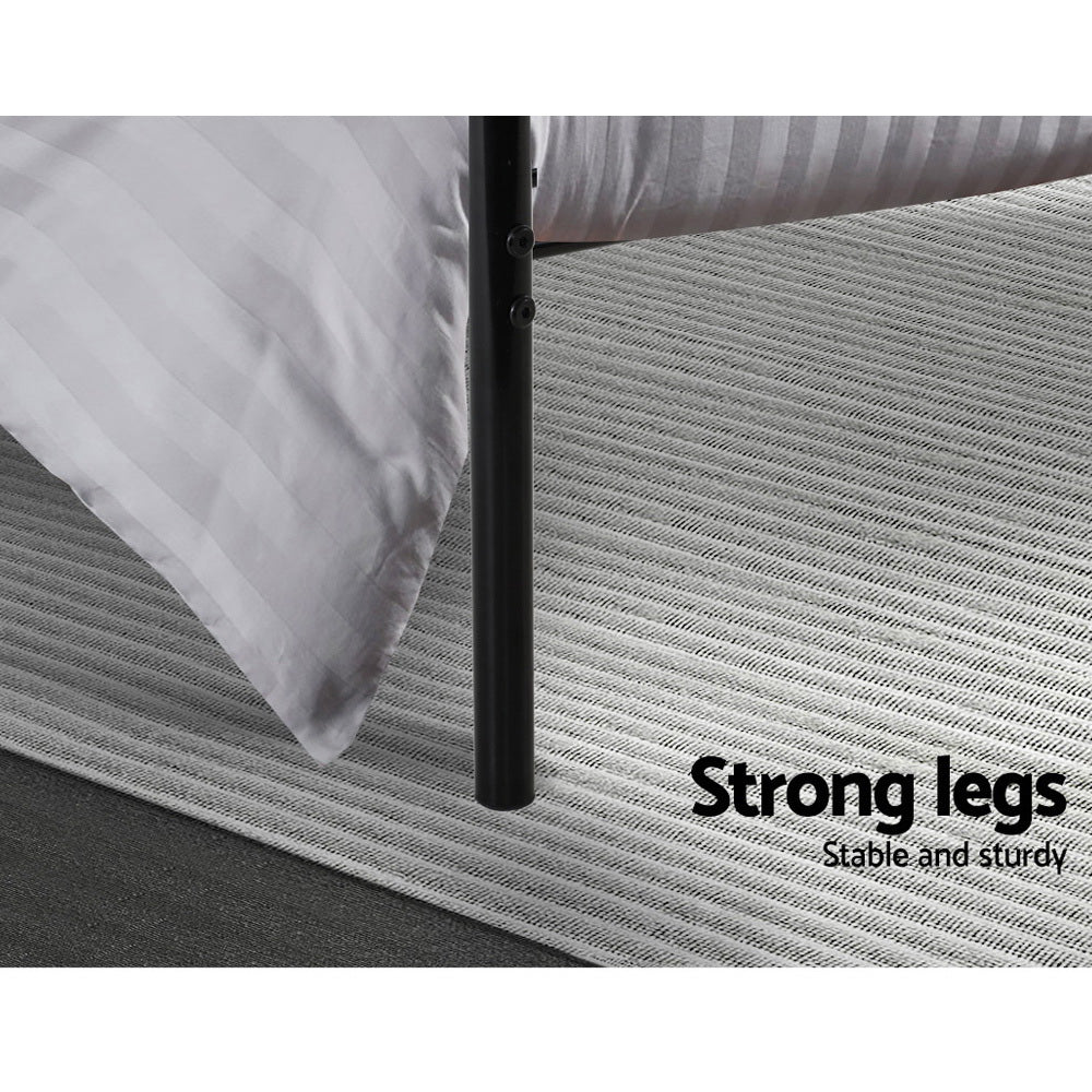 Beds & Bed Frames: Artiss Bed Frame Single Metal Bed Frame SOL